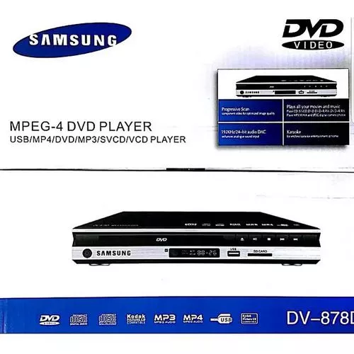 Samsung SAMSUNG DVD PLAYER DV-878D WITH USB PORT BLACK