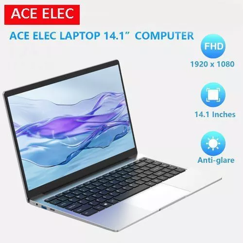 Ace Elec 14.1'' Intel(R)Pentium(R) CPU N3700 16GB+128GB - Silver