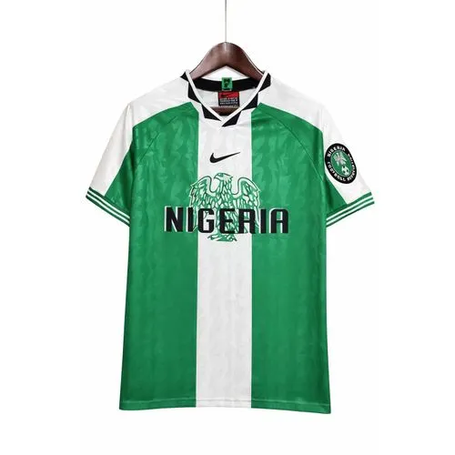 Nigeria National Team 1996 Home retro Jersey + FREE Football Keychain